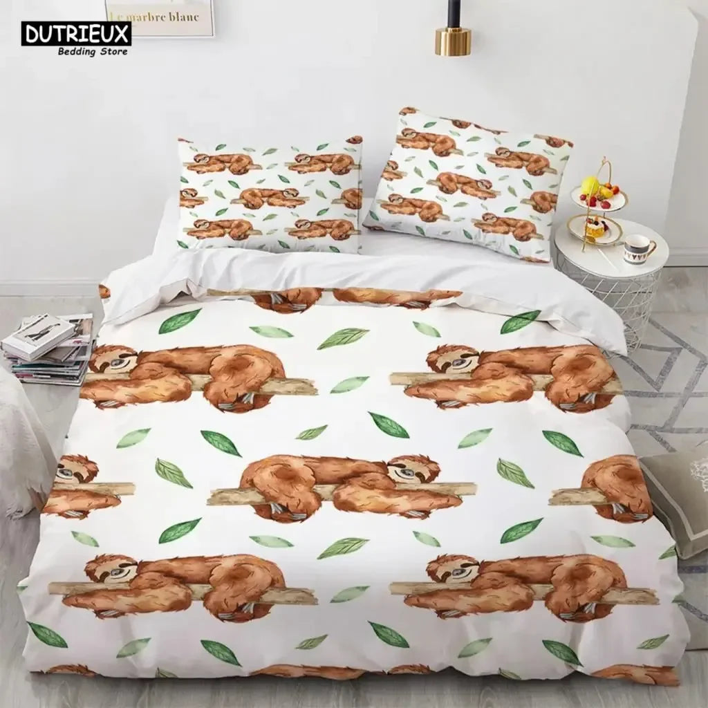 Sloth Bedding Set