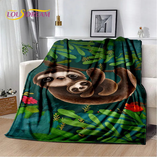Sloth & Baby Blanket product photo