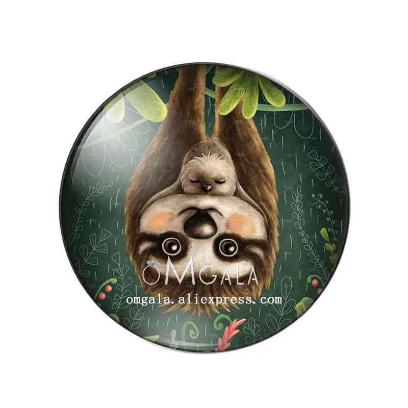 Sloth Pin Badges