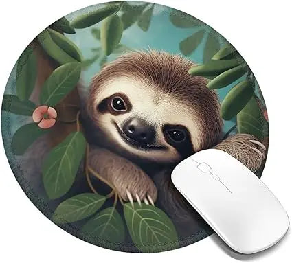 8 Inch Cute Sloth Mousepad