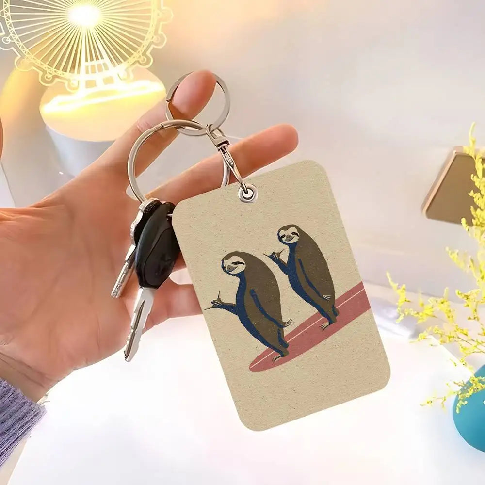 Surfing Sloth Bank / Travel Card Holder
