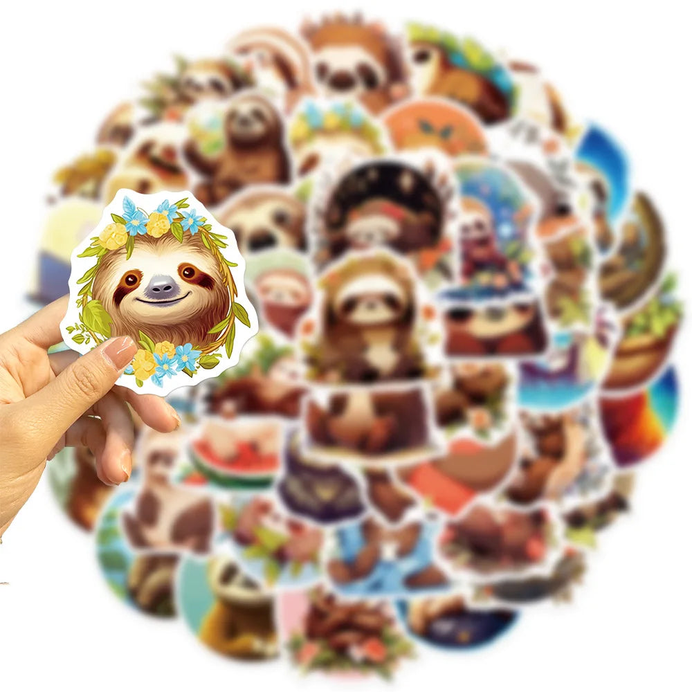 Cute Sloth Stickers