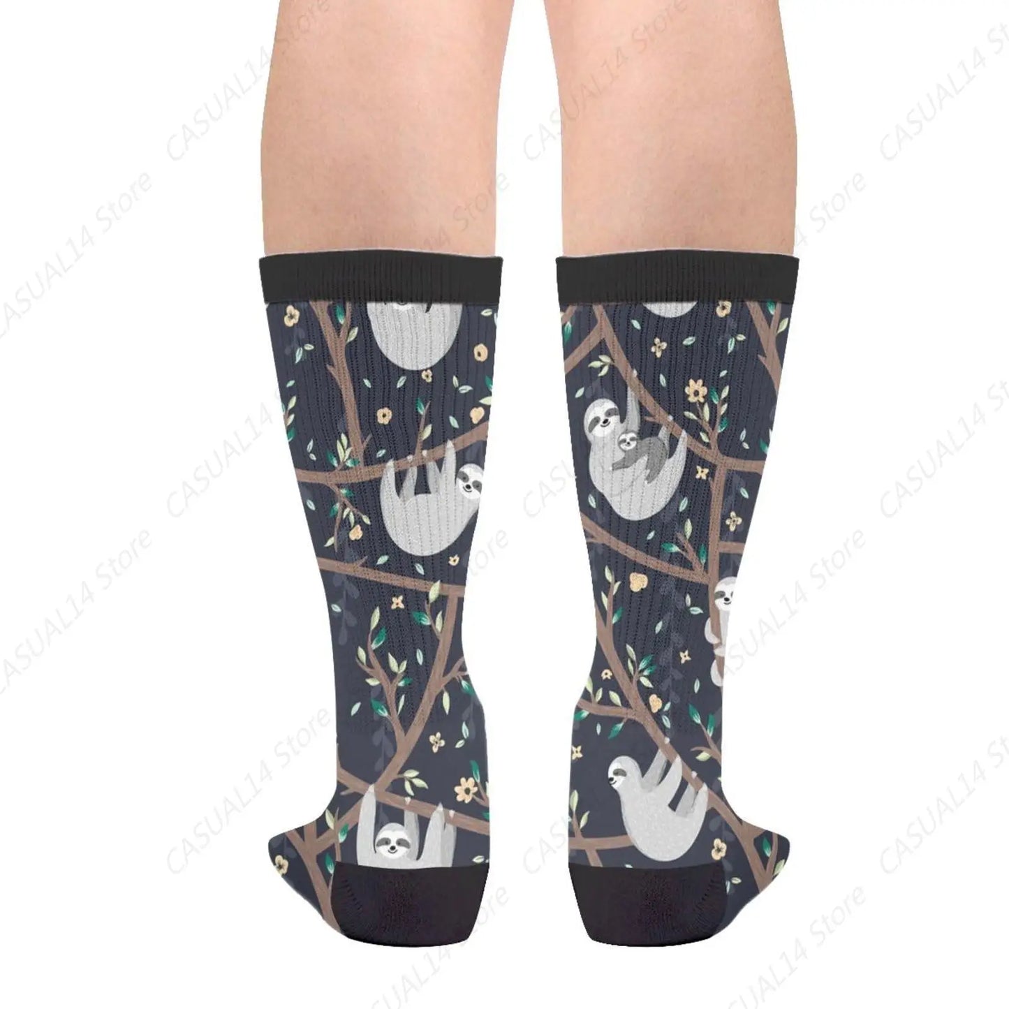 Tree Sloth Socks