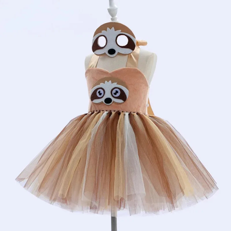 Baby Girl Sloth Tutu Dress