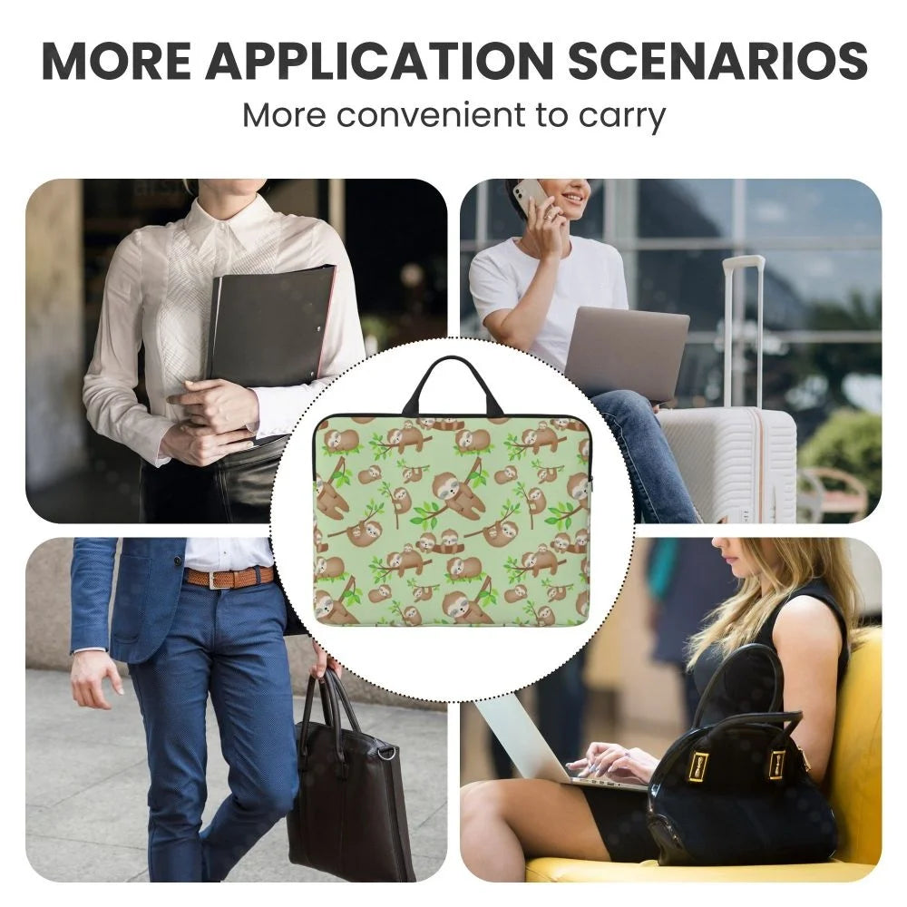 Sleeping Sloth Laptop Bag