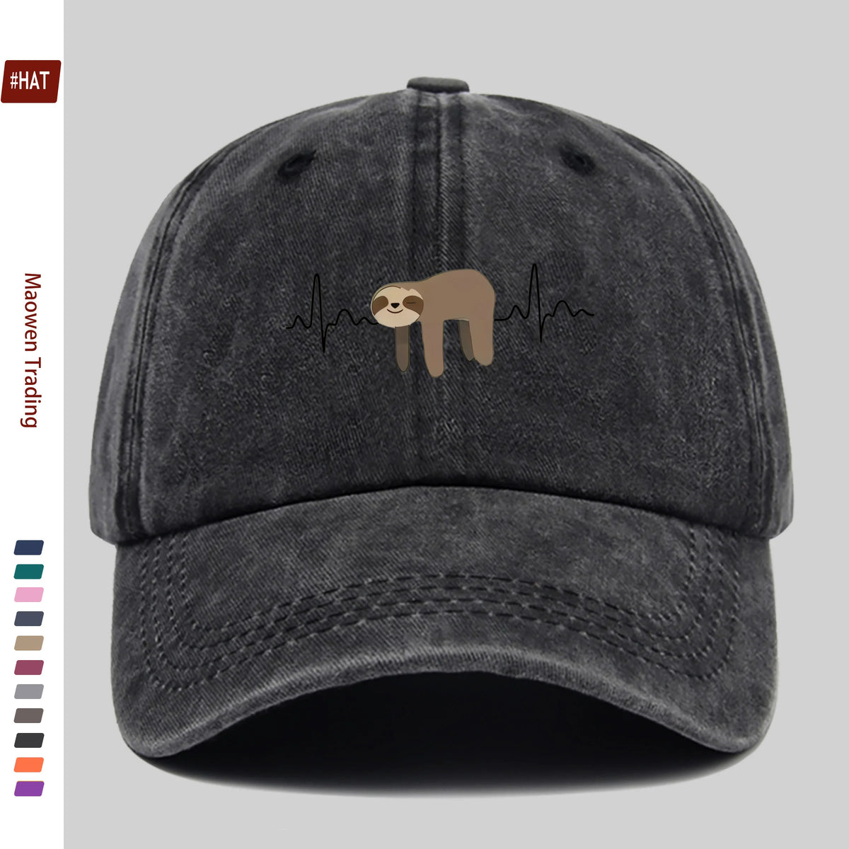 Sloth Print Baseball Cap product photo 8