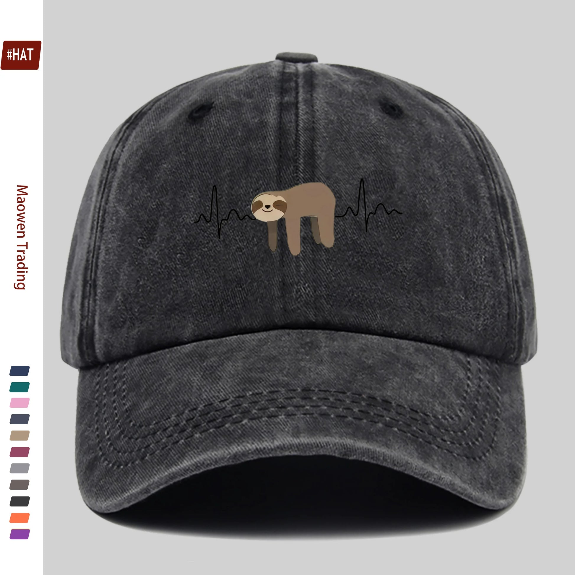 Sloth Print Baseball Cap product photo 8