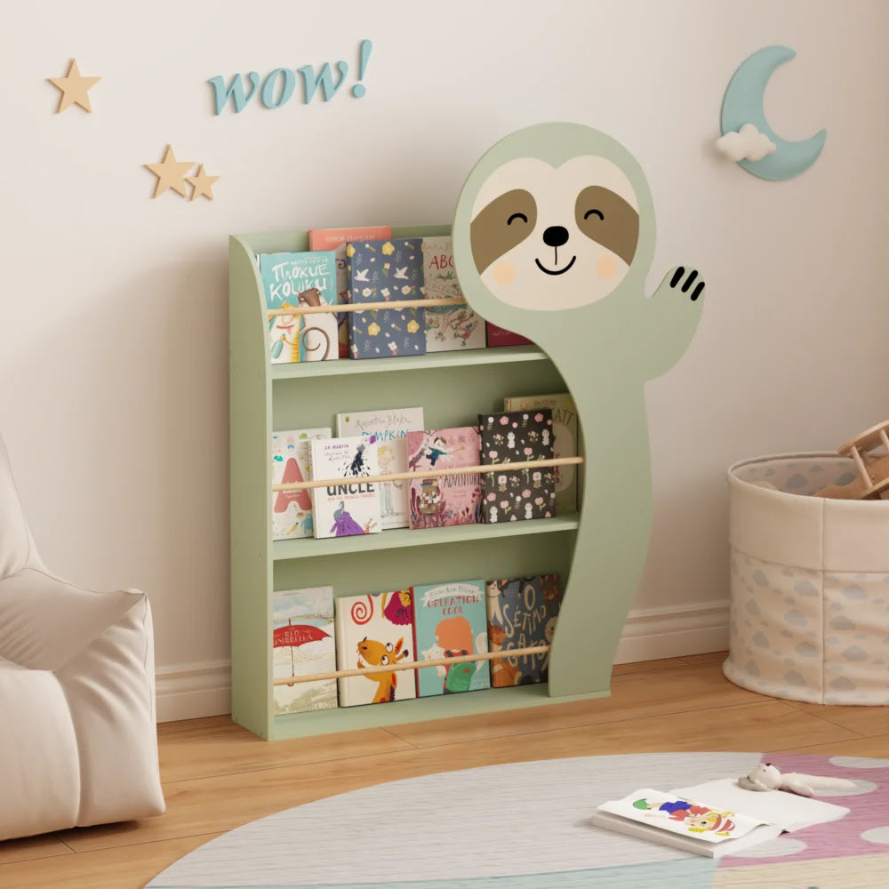 Sloth Kids Bookshelves