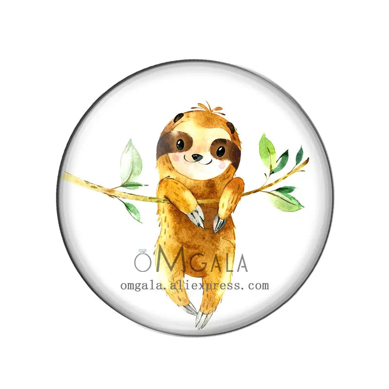 Sloth Pin Badges