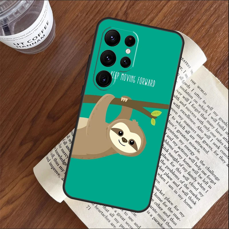 Keep Moving Forward Sloth Samsung Phone Case