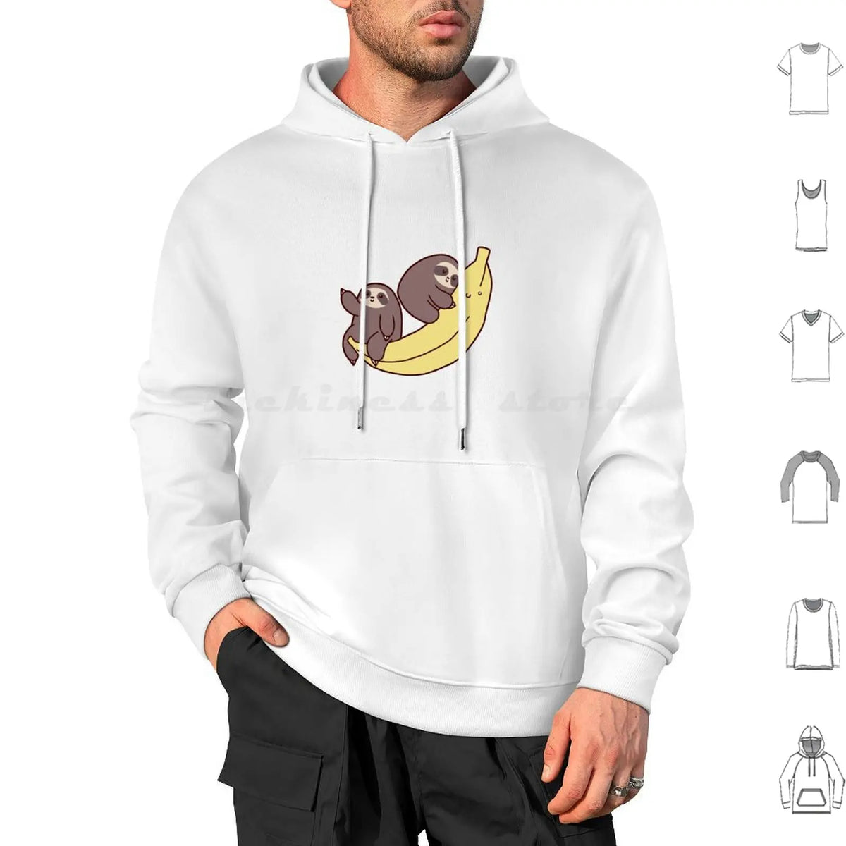 Sloths & Banana Hoodie