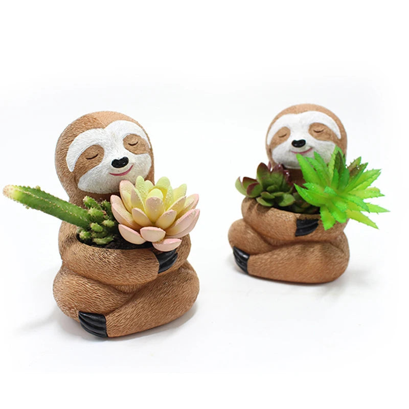 Hugging Sloth Flowerpot