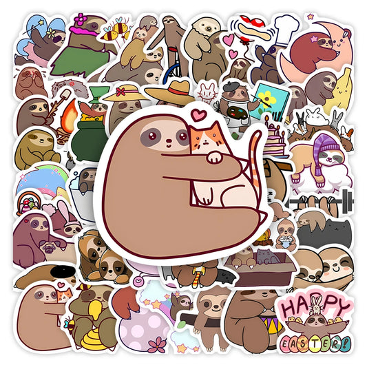 Cute Sloth Stickers