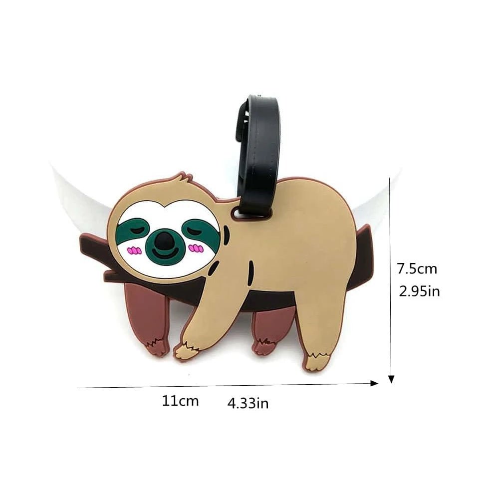 Sloth Luggage Tags