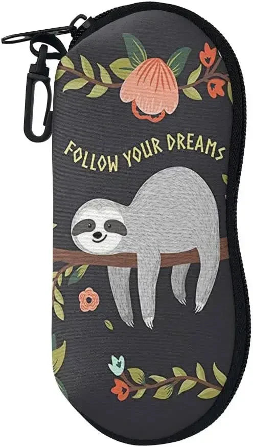 Follow Your Dreams Sloth Glasses Case