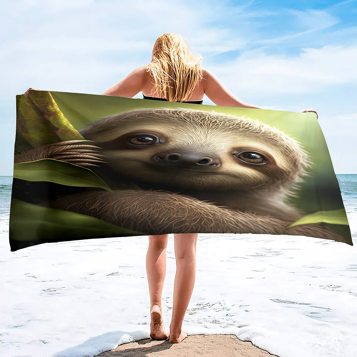 Stay Slothy Sloth Towel