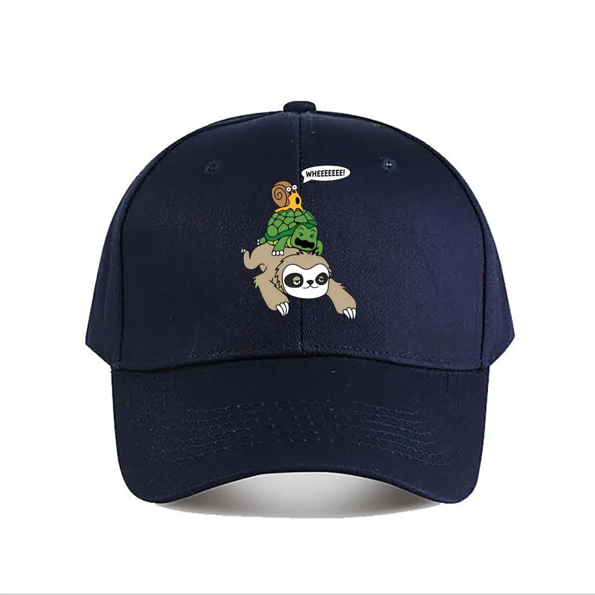 WHEEEEEE Sloth, Turtle & Snail Baseball Cap