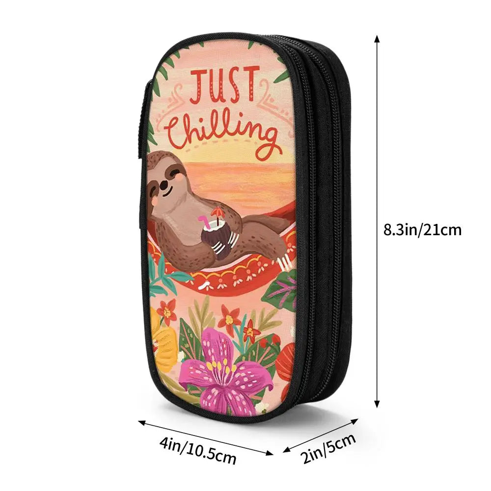 Just Chilling Sloth Pencil Case
