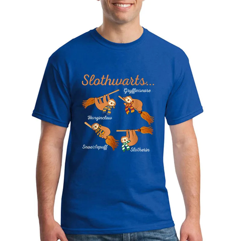 Slothwarts T Shirts Oversized