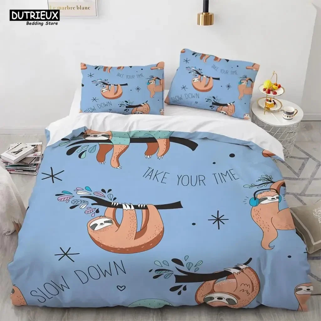 Sloth Bedding Set