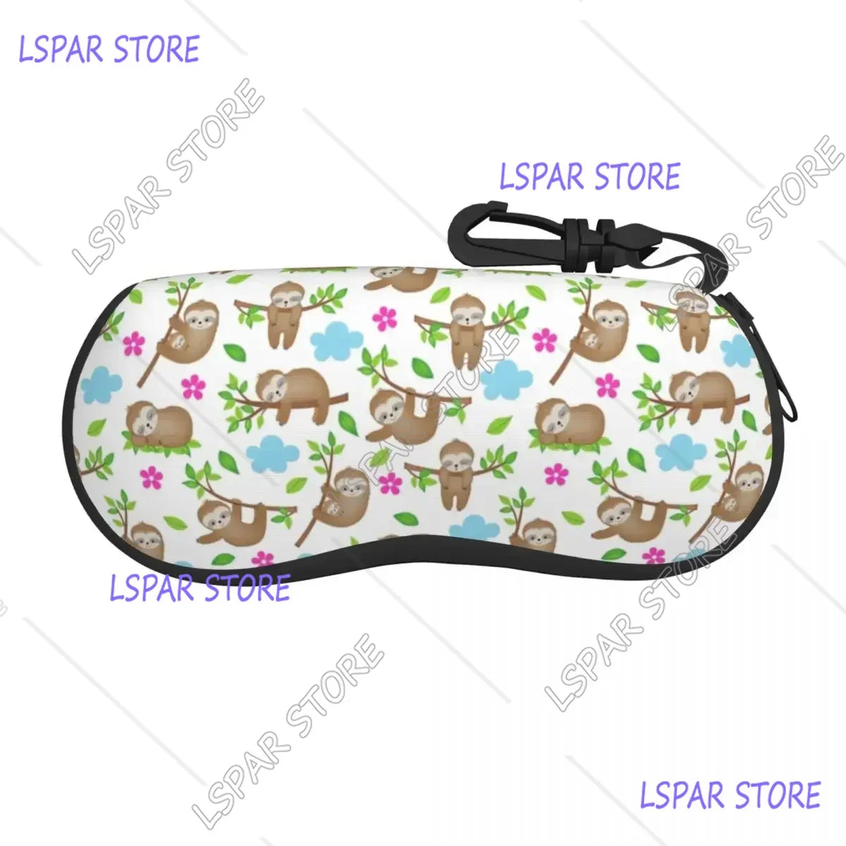 Cute Sloth Pattern Glasses Case