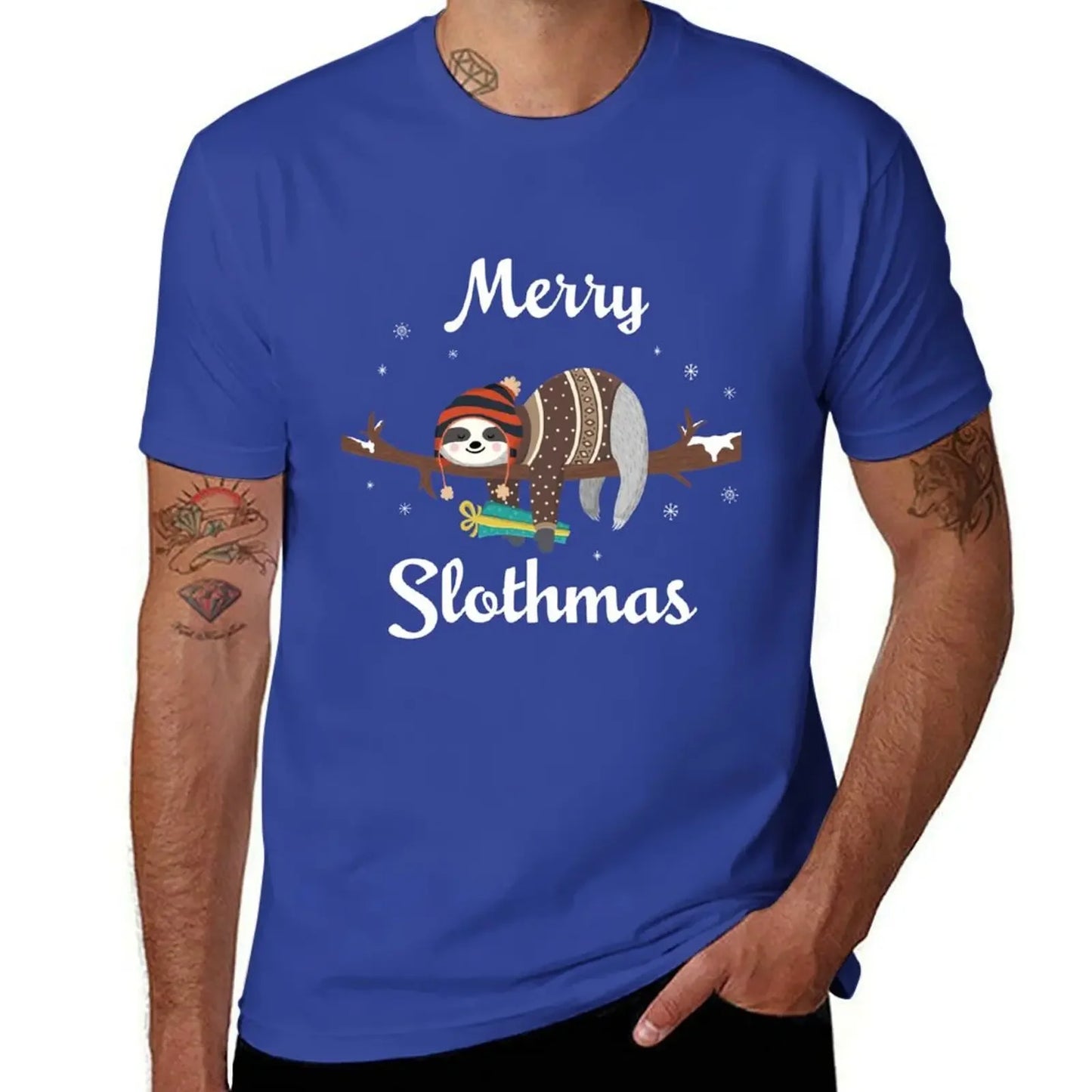 Merry Slothmas Christmas T-Shirt