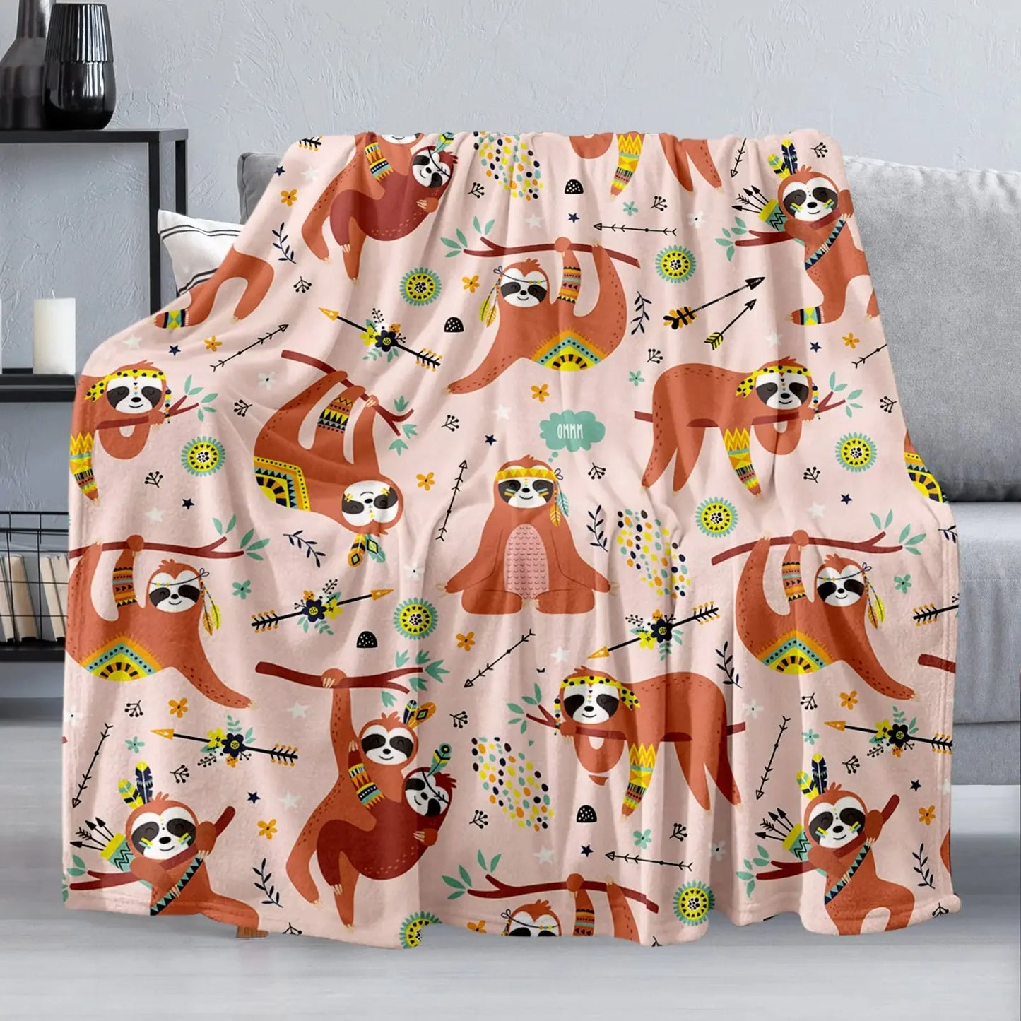 Sloth Theme Blankets