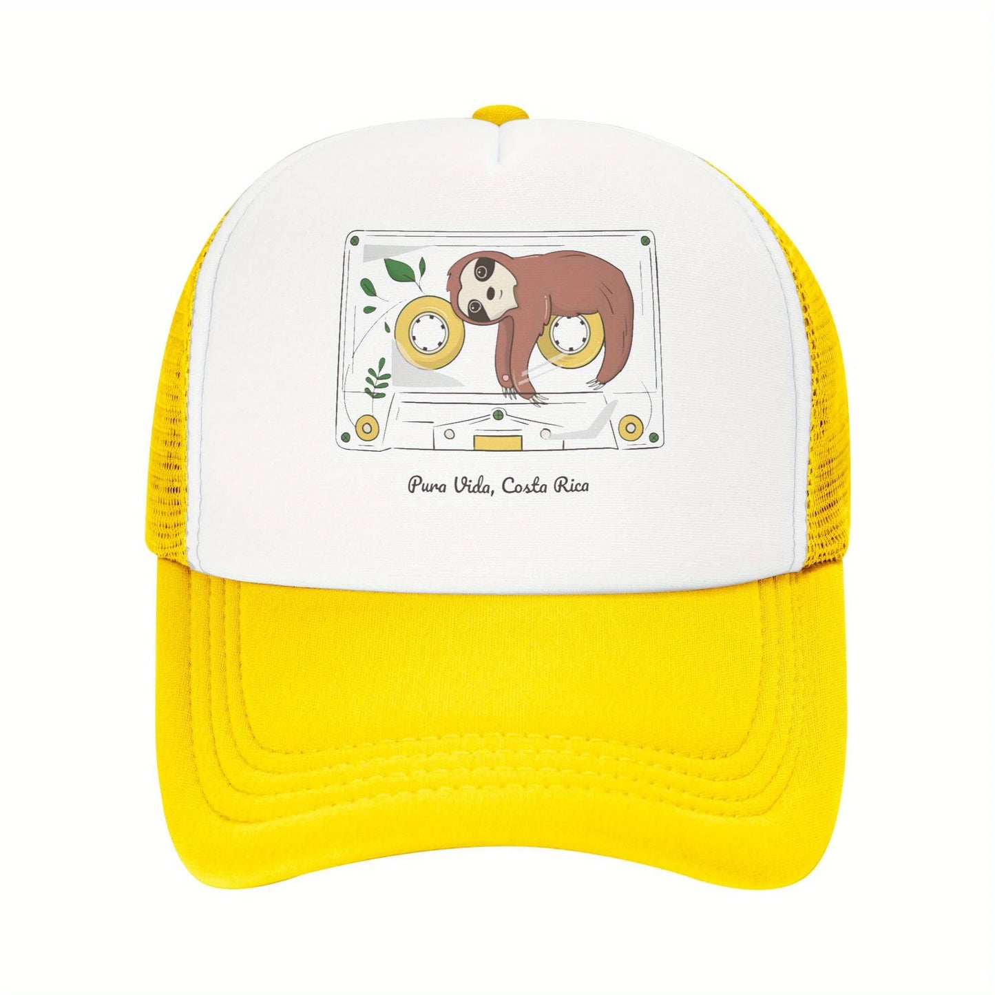 Sloth On Cassette Tape Baseball Cap