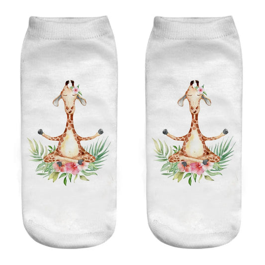 Sloth Short Ankle Socks