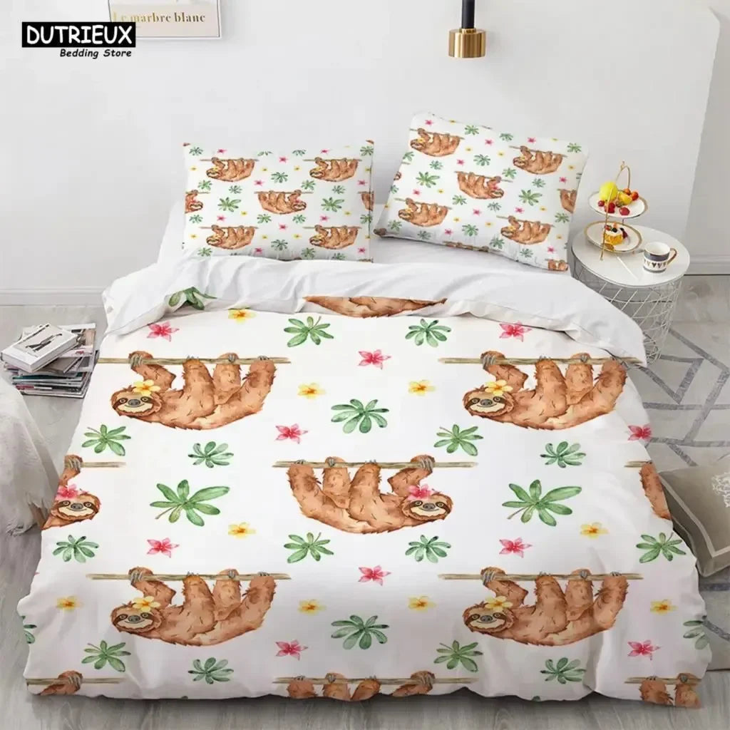 Sloth Bedding Set