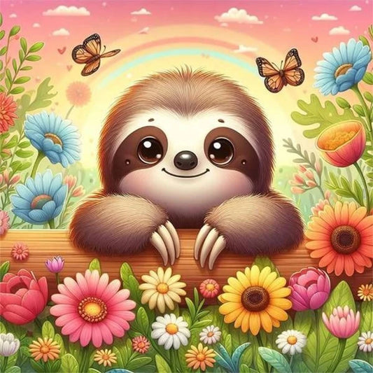 Sloth Diamond Art Kit