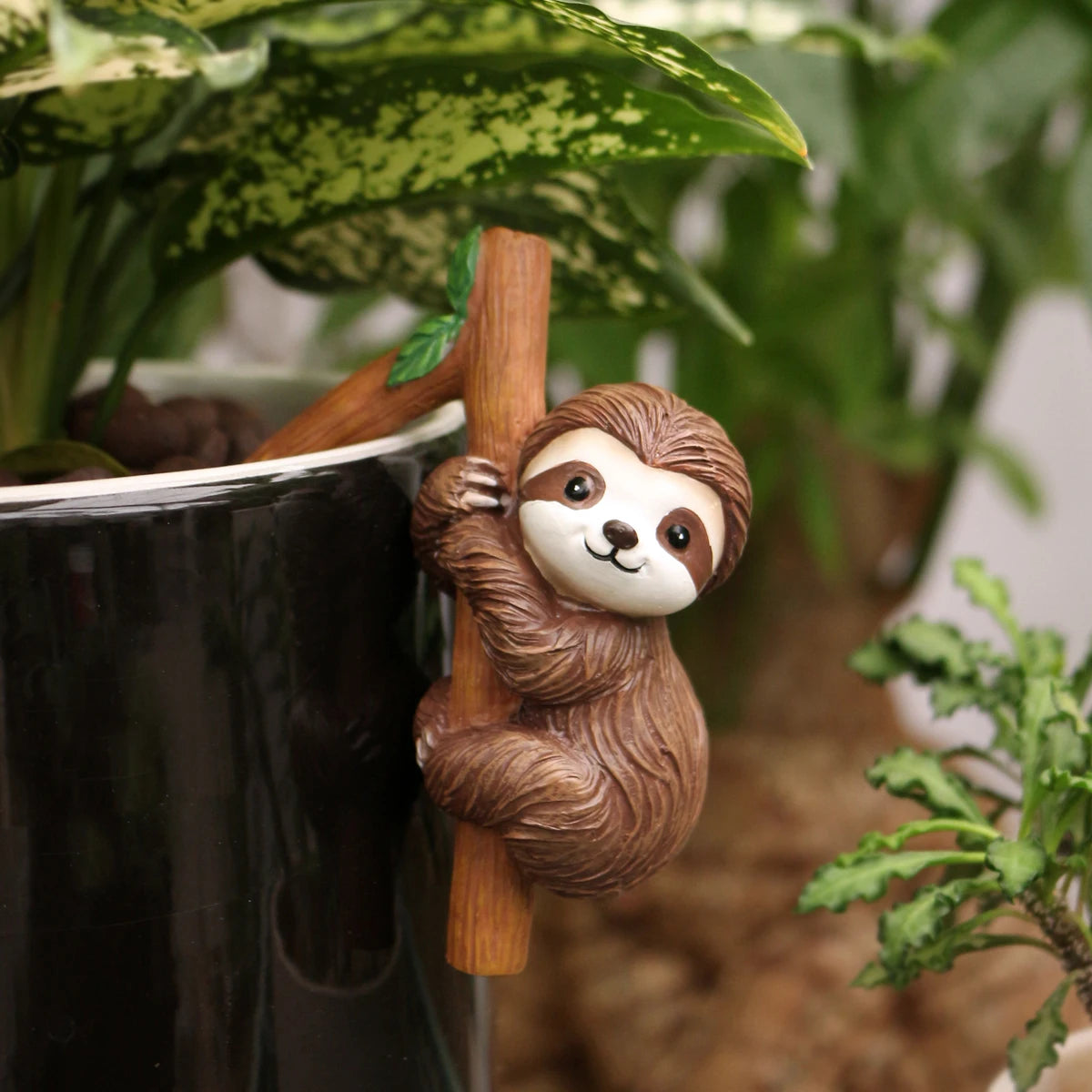 Sloth Flower Pot Ornament