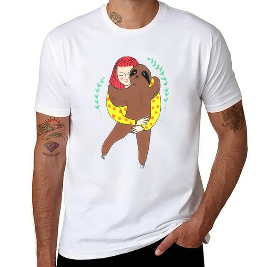Girl & Sloth T-Shirt product photo 1