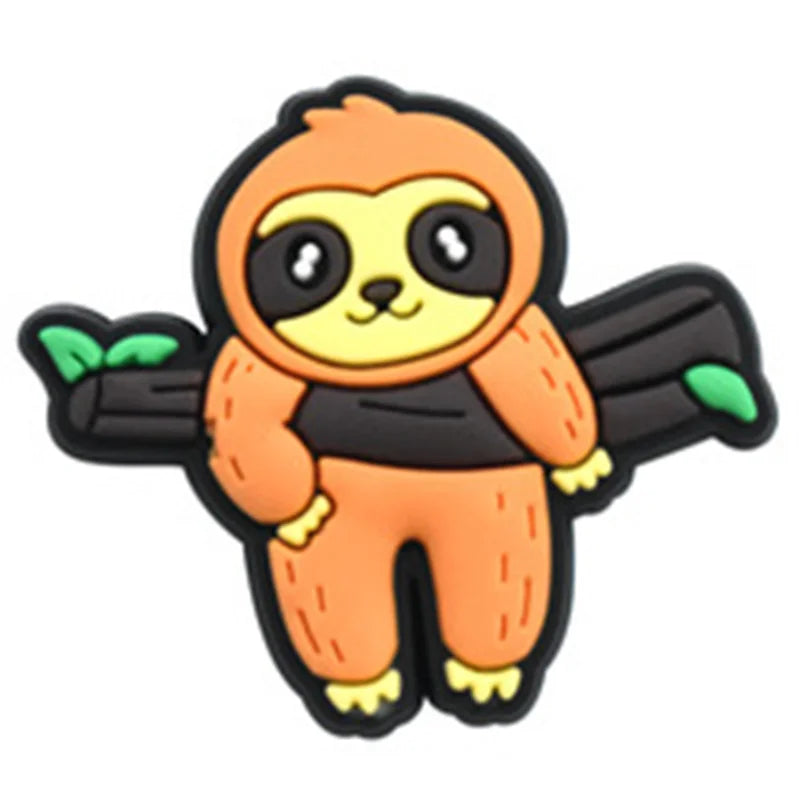 25 Piece Sloth Shoe Accessories