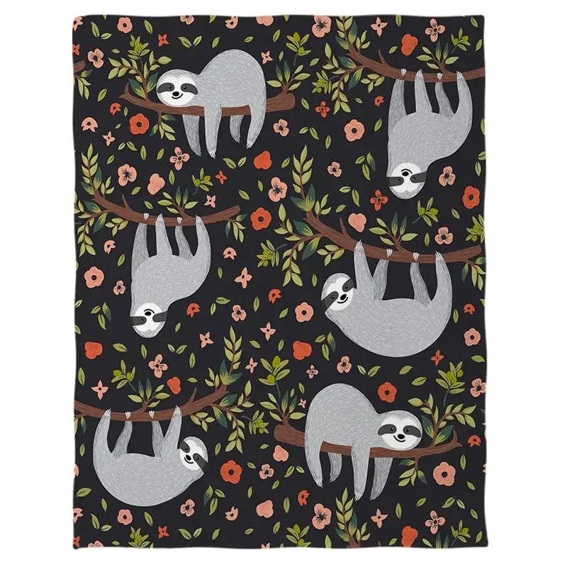Sloth Theme Blankets