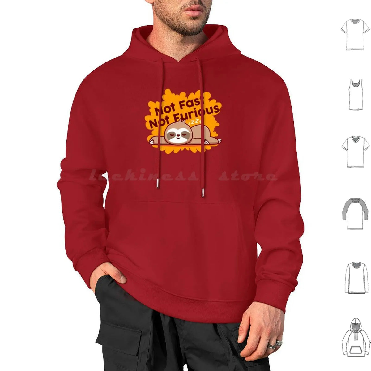 Not Fast Not Furious Sloth Hoodie