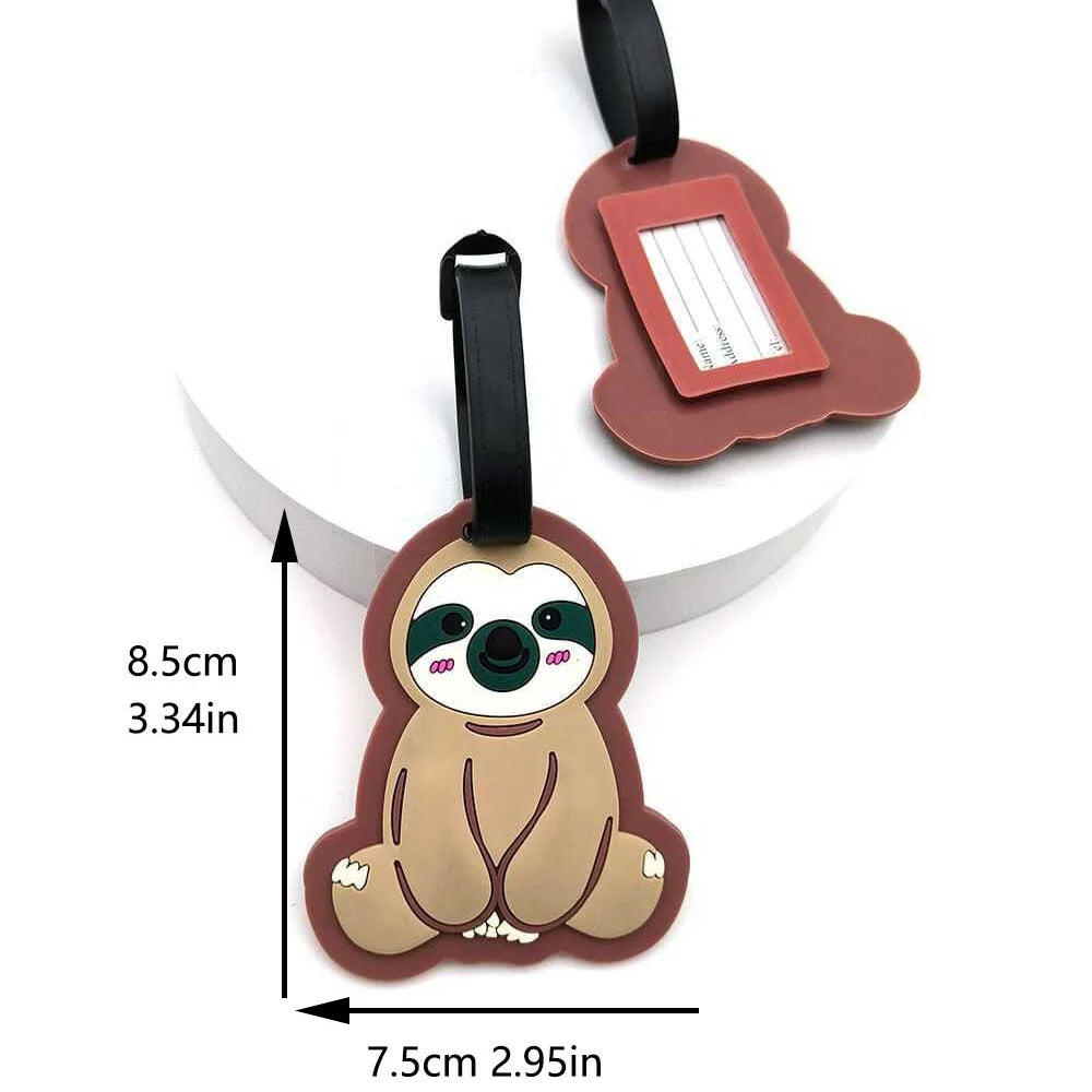 Cute Sloth Luggage Tags