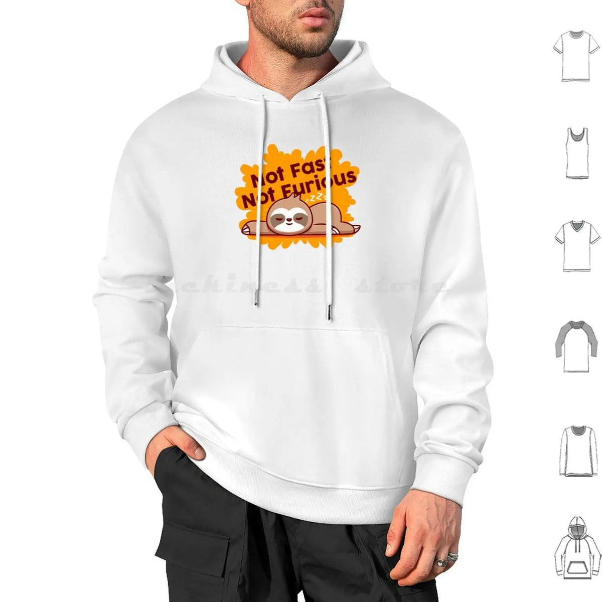 Not Fast Not Furious Sloth Hoodie