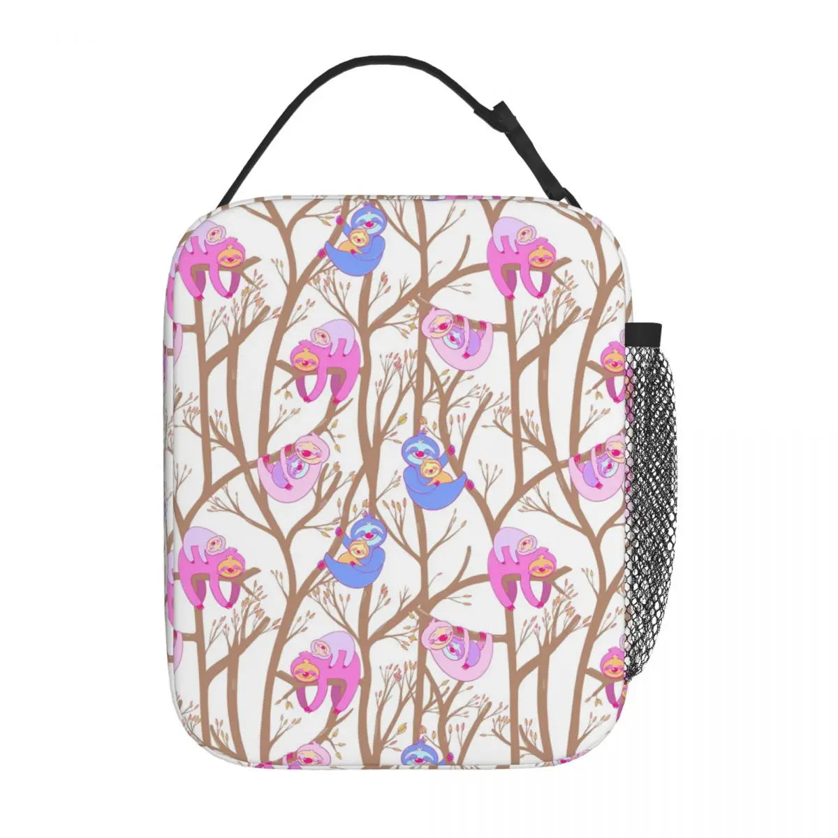 Sloth In The Branches Insulated Lunch Bag