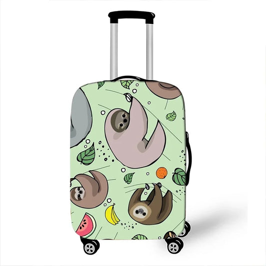 Sloth Print Luggage Cover