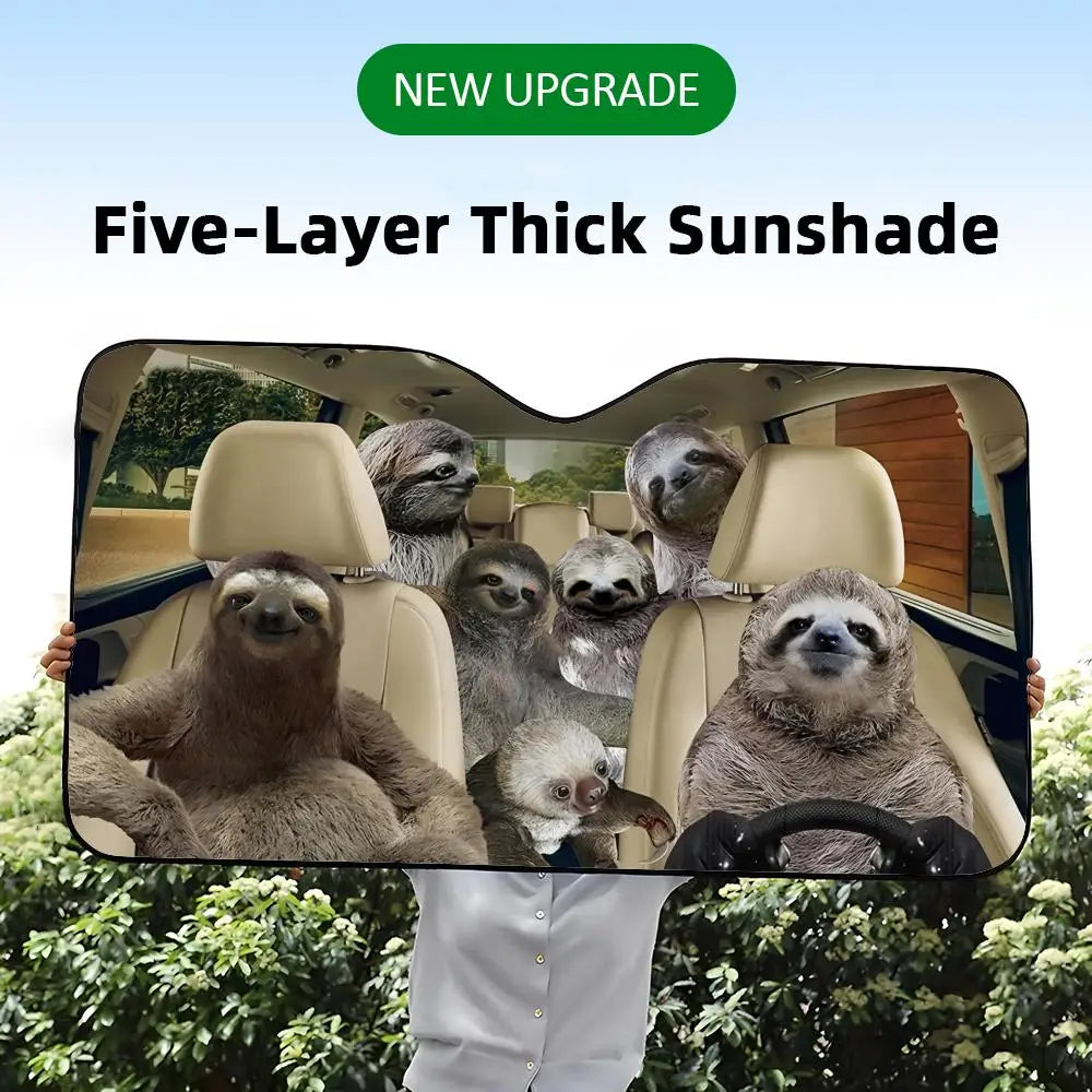 Sloth Car Sunshade