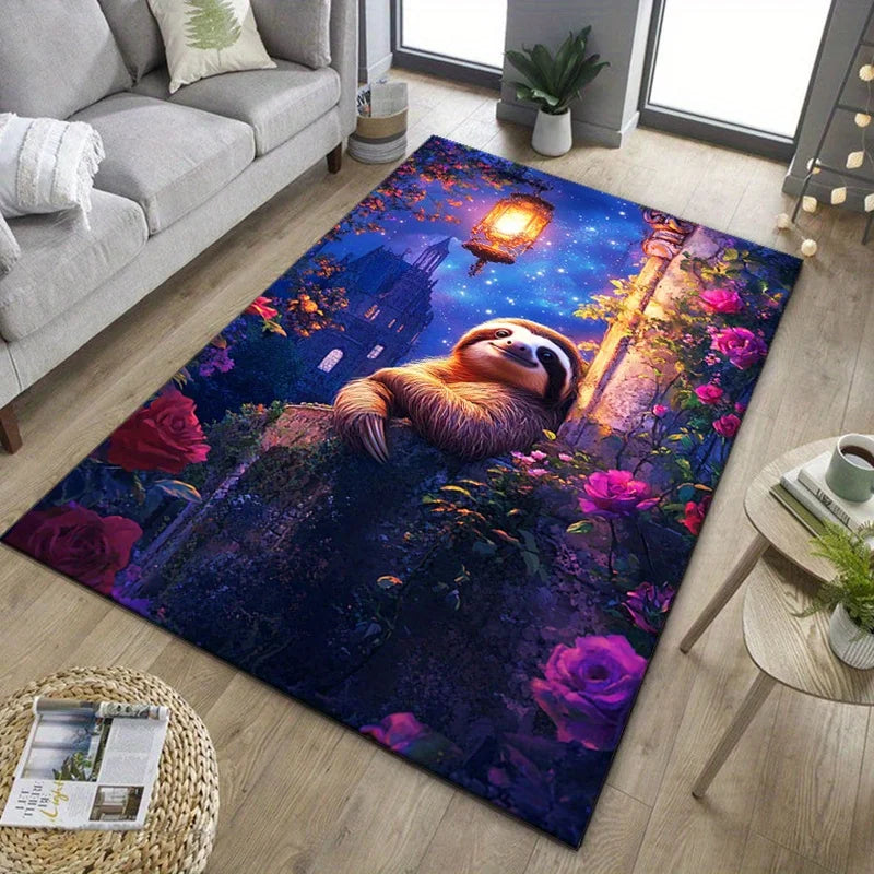 Night Time Sloth Carpet