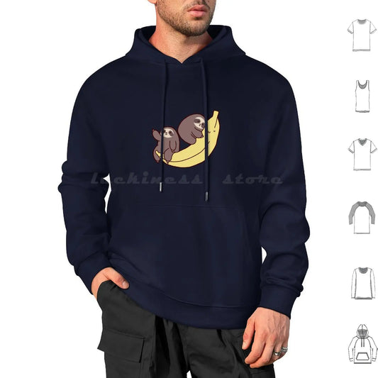Sloths & Banana Hoodie product photo 1