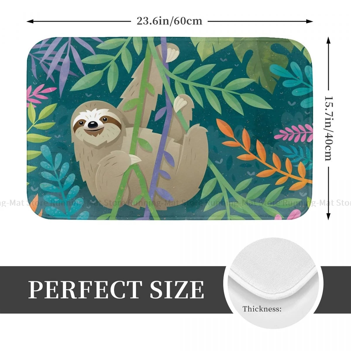 Fun Sloth Doormat