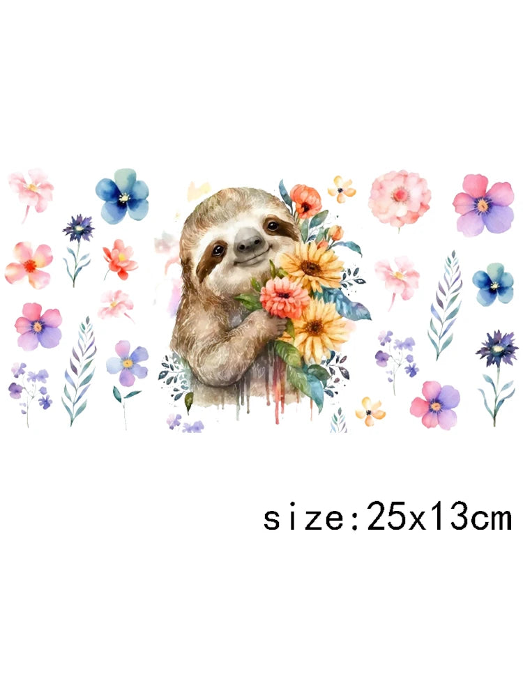 1 Piece Sloth Durable Waterproof Decal