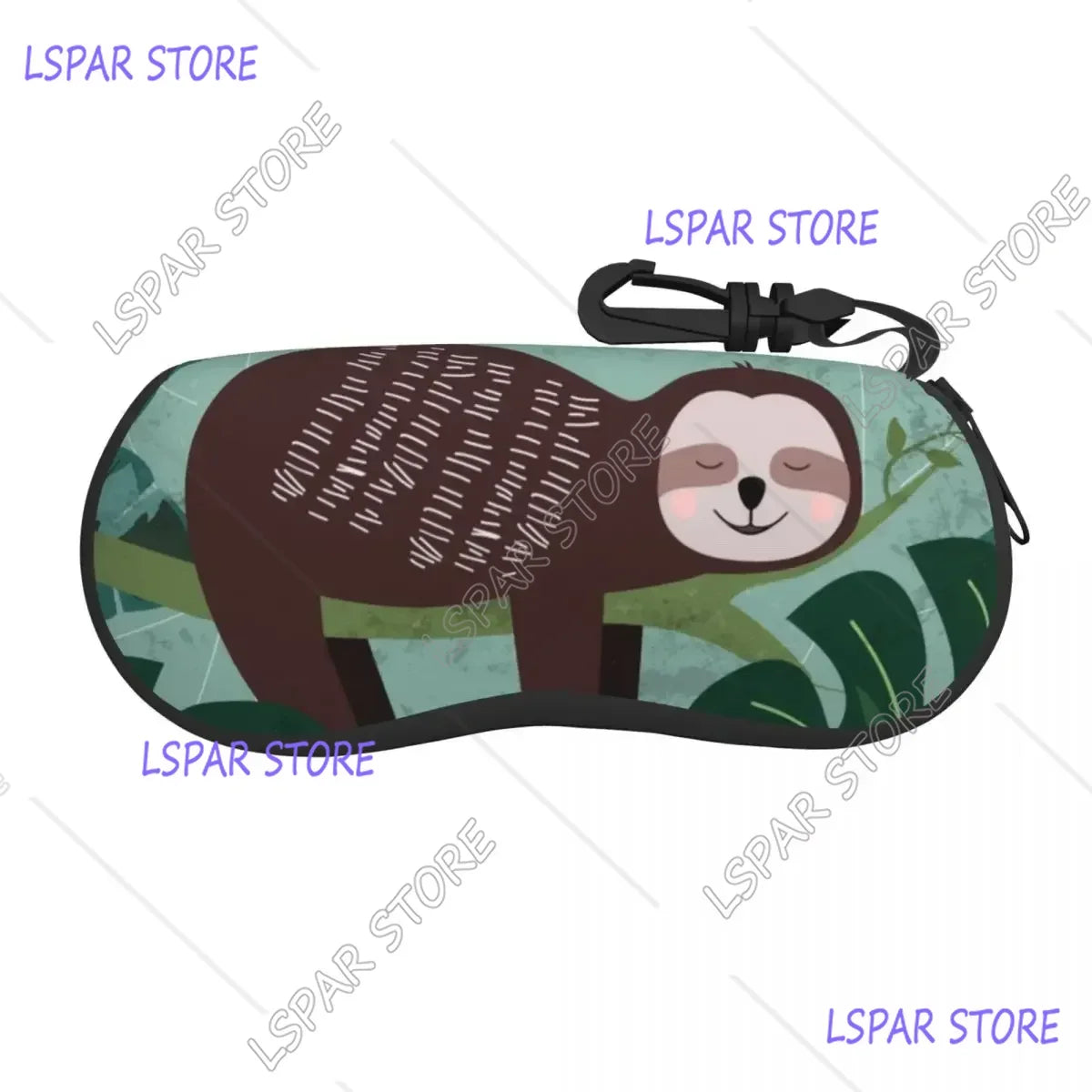 Cute Sloth Pattern Glasses Case