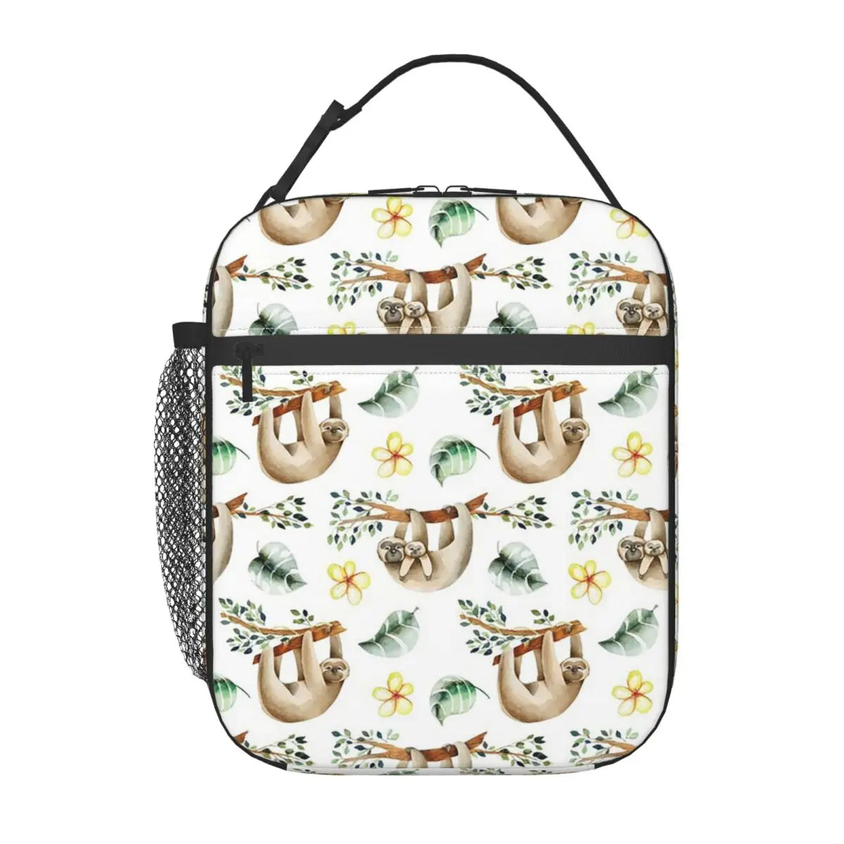 Hanging Sloth Insulated Lunch Bag