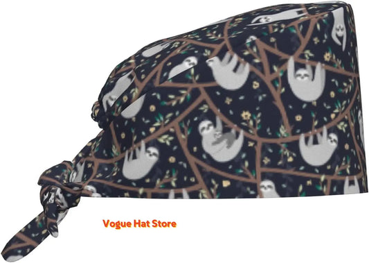Sloth Scrub Hat