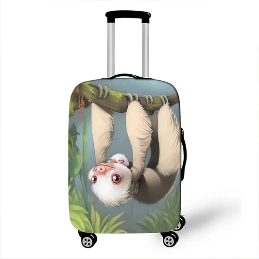 Sloth Print Luggage Cover