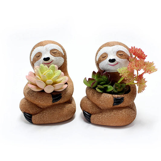 Hugging Sloth Flowerpot